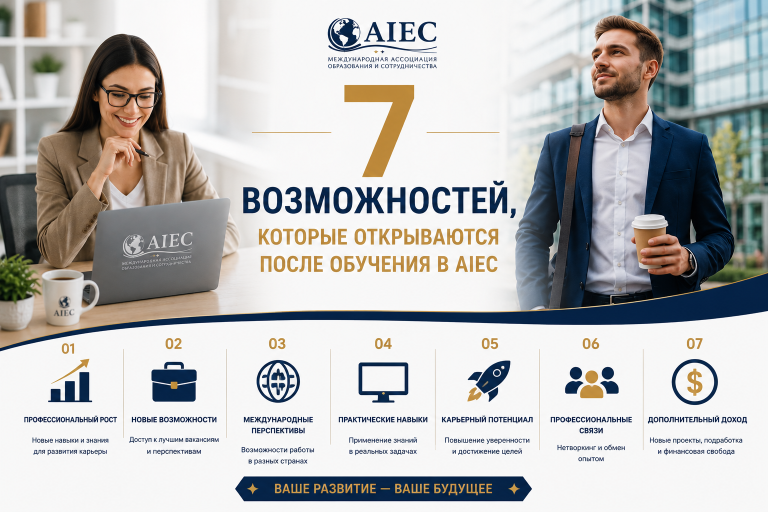 7 возможностей, которые открываются после обучения в AIEC